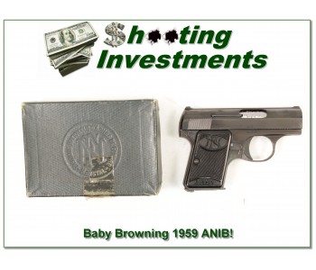 [SOLD] Baby Browning 25 RARE NIB 1959 with papers!